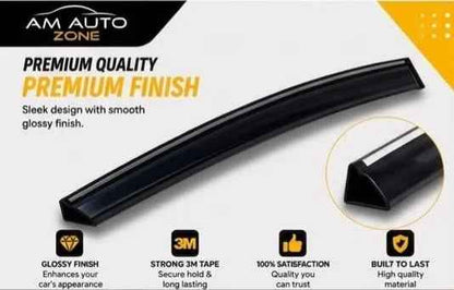 Honda City Maximus TXR NB 2009, 2010, 2011, 2012, 2013, 2014, 2015, 2016, 2017, 2018, 2019, 2020, 2021 Air Press Sun Visor | Without Chrome | 4 PCS | Rain & Wind Deflectort