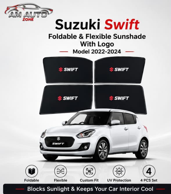 Suzuki Swift Side Sun Shades 2022 2023 2024 | Set of 4