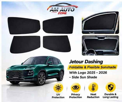 Jetour Dashing Side Sun Shades 2025 2026 | Foldable Window Sunshade (4 PCS)