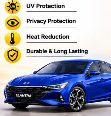 Hyundai Elantra Hybrid Side Sunshade | 2025, 2026 | 4 PCS