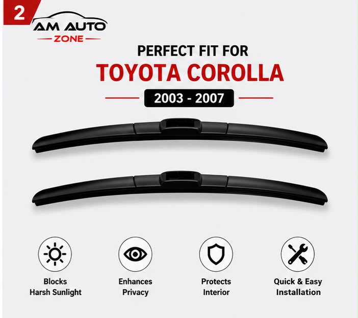 Toyota Corolla Wiper Blades 2003 2004 2005 2006 2007