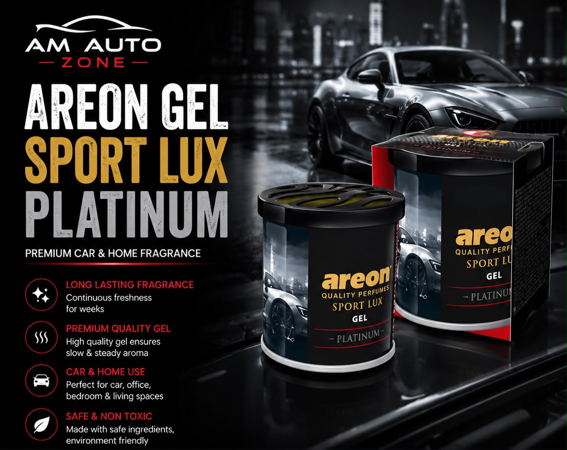 Areon Sport Lux Platinum Gel Air Freshener – Premium Long Lasting Car & Home Fragrance