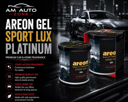 Areon Sport Lux Platinum Gel Air Freshener – Premium Long Lasting Car & Home Fragrance