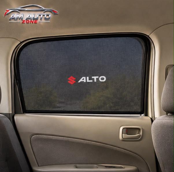 Suzuki Alto Old Japanese 1000cc Side Sunshade 2000, 2001, 2002, 2003, 2004, 2005, 2006, 2007, 2008, 2009, 2010, 2011, 2012 | Foldable Car Window Sunshade