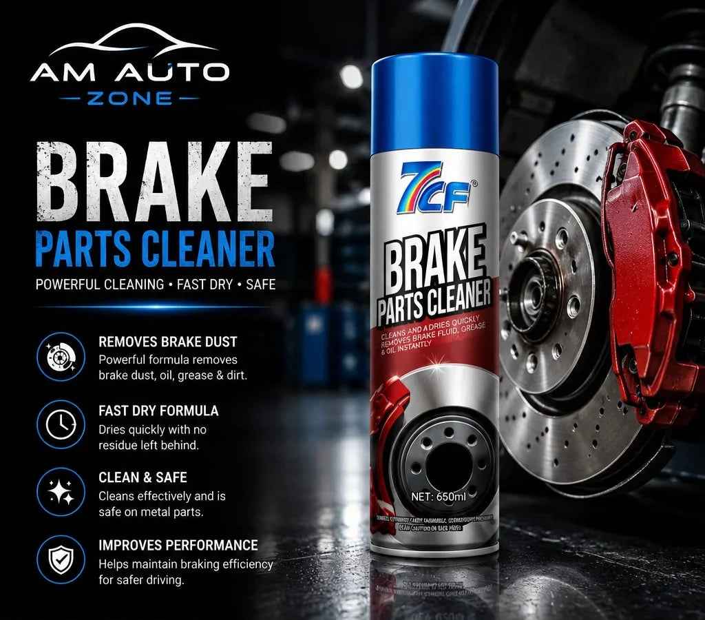7CF Brake Parts Cleaner Spray 650ml | Fast Dry Brake & Parts Degreaser