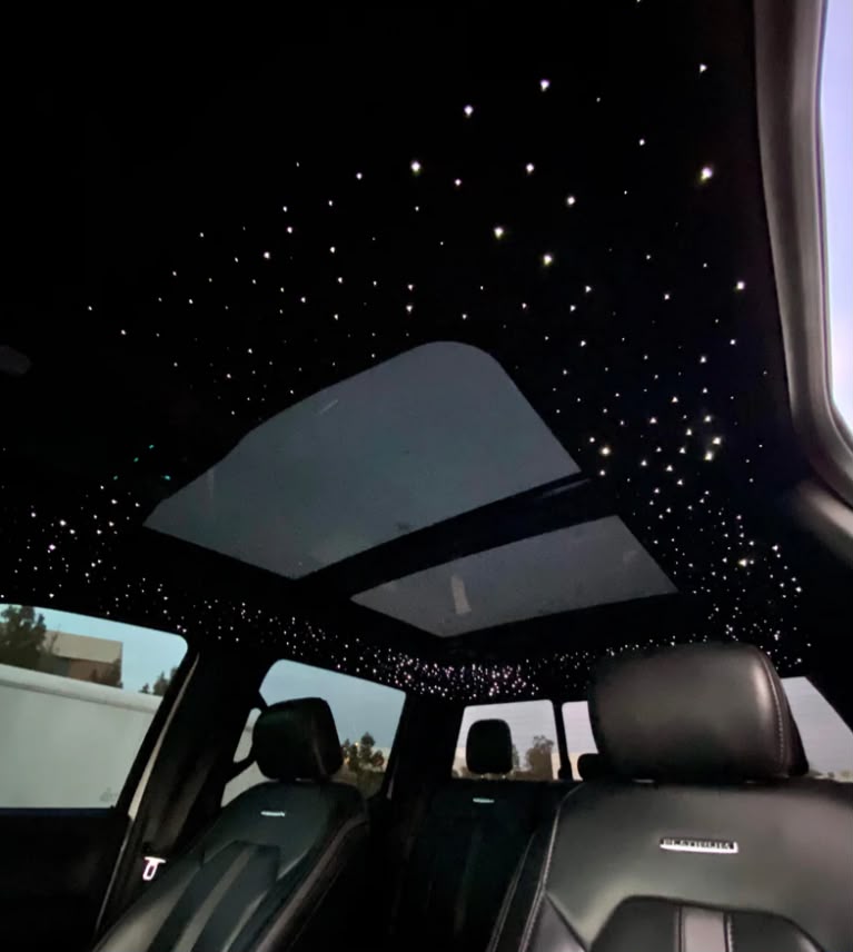 AM Auto Zone Fiber Optic Star Light Kit – RGB 16 Million Colors | APP + Remote Control | Car Roof Starlight Ambient Lighting Kit