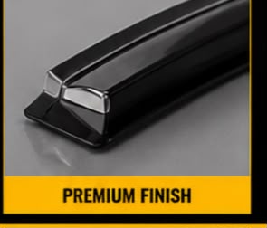 Premium Air Press Sun Visor with Chrome 6PCS for Hyundai Elantra Hybrid 2024 2025 2026 | Smoke Window Rain Wind Deflectors