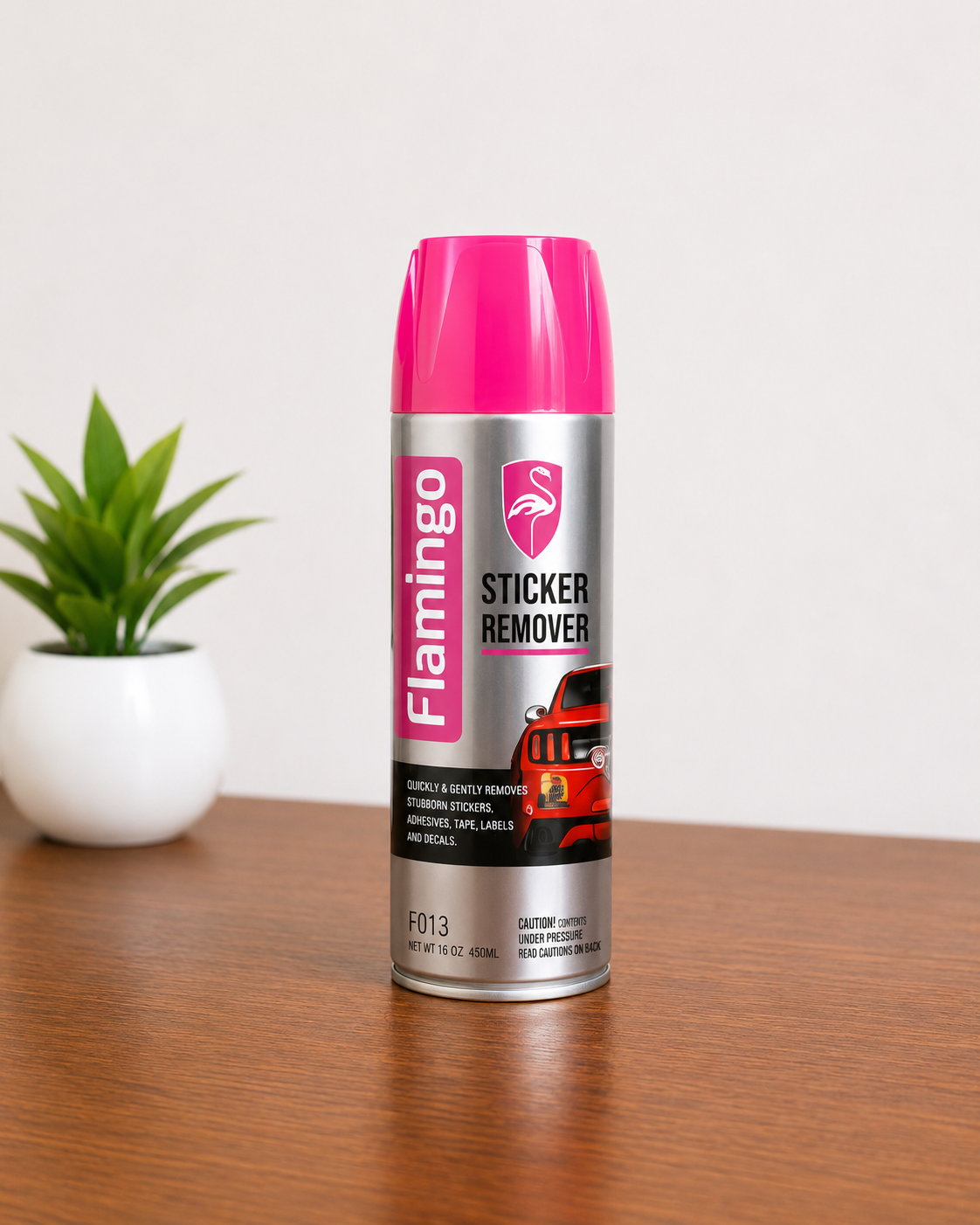 Flamingo Sticker Remover Spray 450ml – Removes Adhesive, Glue & Sticker Residue
