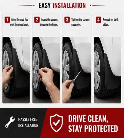 Suzuki Alto Genuine Type Mud Flaps Set 2019 2020 | Front & Rear Splash Guards