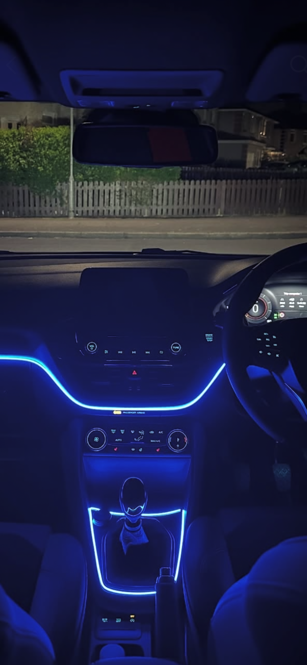 AM Auto Zone RGB LED Interior Ambient Lighting Kit 12V – 5 in 1 App & Remote Control