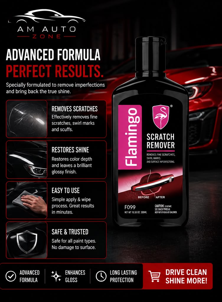 Flamingo Scratch Remover 300ml – Car Paint Scratch Repair & Shine Restorer