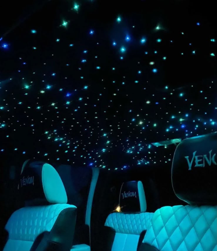 AM Auto Zone Fiber Optic Star Light Kit – RGB 16 Million Colors | APP + Remote Control | Car Roof Starlight Ambient Lighting Kit