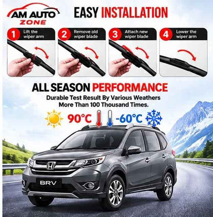 Honda BR-V Wiper Blades 2017 2018 2019 2020 2021 2022 2023 2024
