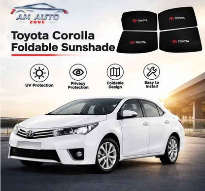 Toyota Corolla Side Sunshade With Logo 2014 2015 2016 2017 2018 2019 2020 2021