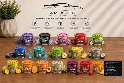 Jello Gel Air Freshener for Car | Long Lasting Car Perfume | AM Auto Zone