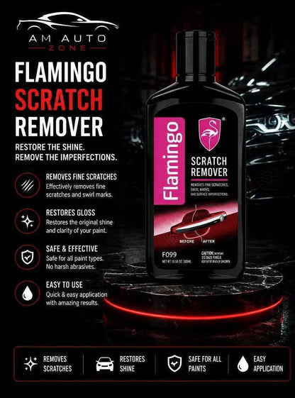 Flamingo Scratch Remover 300ml – Car Paint Scratch Repair & Shine Restorer