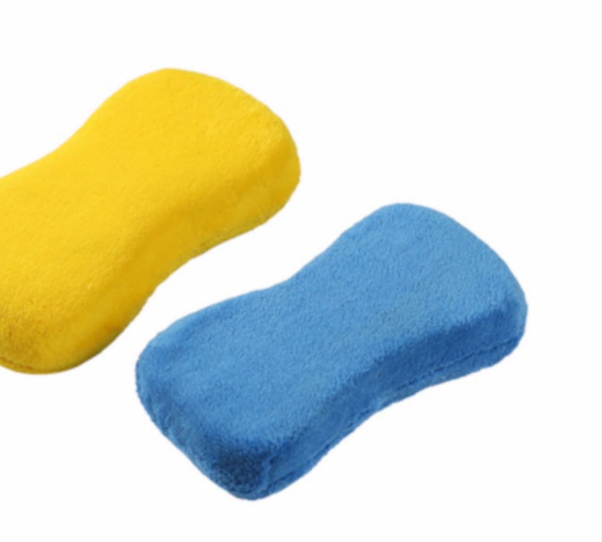 AM Auto Zone High Density Microfiber Washing Sponge – Ultra Soft Scratch-Free Car Wash Sponge 23X13X5.5 CM – 300 GSM