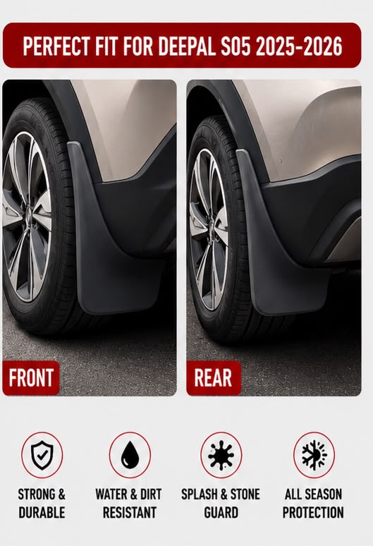 Deepal S05 Mud Flaps Set 2025 2026 | Front & Rear Splash Guards