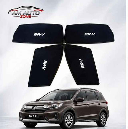 Honda BR-V Side Sun Shades 2017 2018 2019 2020 2021 2022 2023 2024 2025 | Foldable Window Sunshade (4 PCS)
