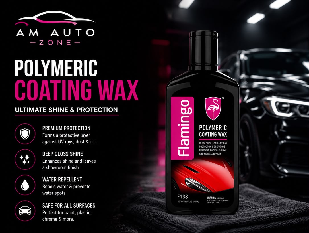 Flamingo Polymeric Coating Wax – Long Lasting Shine & Paint Protection (300ml)