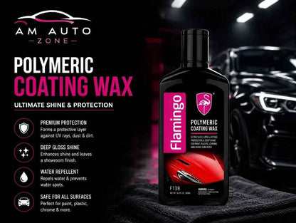 Flamingo Polymeric Coating Wax – Long Lasting Shine & Paint Protection (300ml)