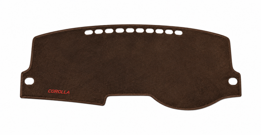 Brown Dashboard Mat for Toyota Corolla 2003, 2004, 2005, 2006, 2007 & 2008 | Premium Suede Non-Slip Dashboard Cover | Heat Resistant Anti-Glare Dash Mat | AM Auto Zone