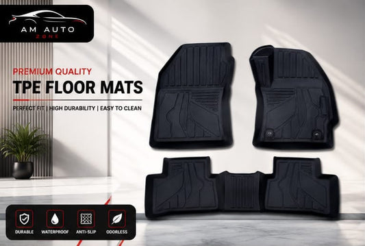 Toyota Corolla Cross TPE Floor Mats | Premium 3D Custom Fit All Weather Car Floor Liners | Toyota Corolla Cross 2021, 2022, 2023, 2024 & 2025 | AM Auto Zone