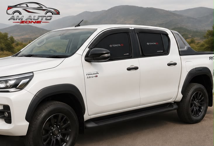 Toyota Hilux Revo/Rocco Side Sunshade | 2016, 2017, 2018, 2019, 2020, 2021 | 4 PCS