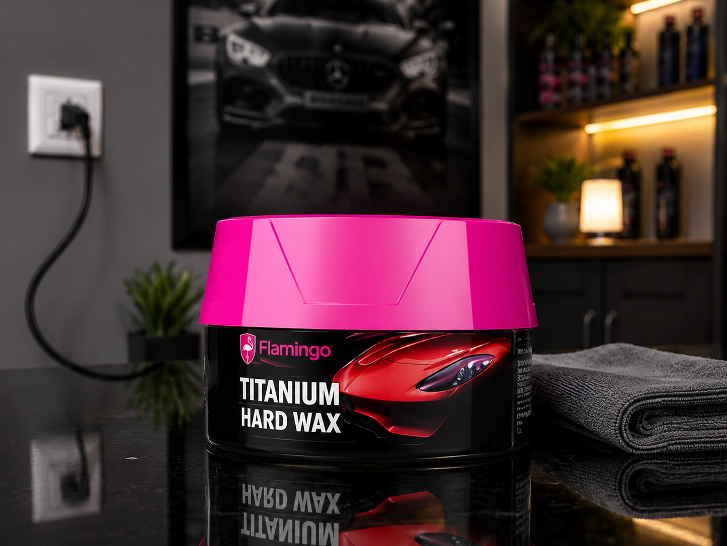 Flamingo Titanium Hard Wax – Premium Car Polish & Paint Protection
