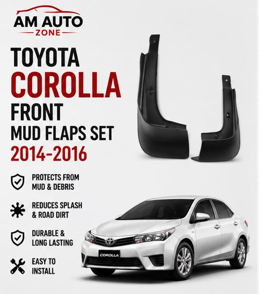 Toyota Corolla Mud Flaps Set 2014 2015 2016 | Front & Rear Splash Guards