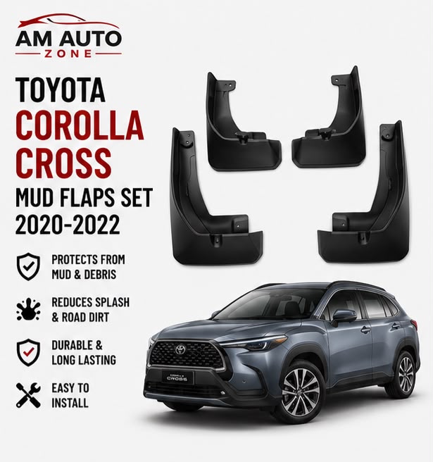 Toyota Corolla Cross Mud Flaps Set 2020 2021 2022 | Front & Rear Splash Guards