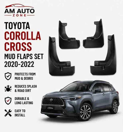 Toyota Corolla Cross Mud Flaps Set 2020 2021 2022 | Front & Rear Splash Guards