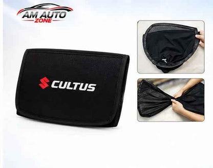 Suzuki Cultus Side Sun Shades 2017 2018 2019 2020 2021 2022 2023 2024 2025 | Foldable Window Sunshade (4 PCS)