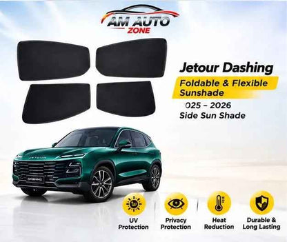 Jetour Dashing Side Sun Shades 2025 2026 | Foldable Window Sunshade (4 PCS)