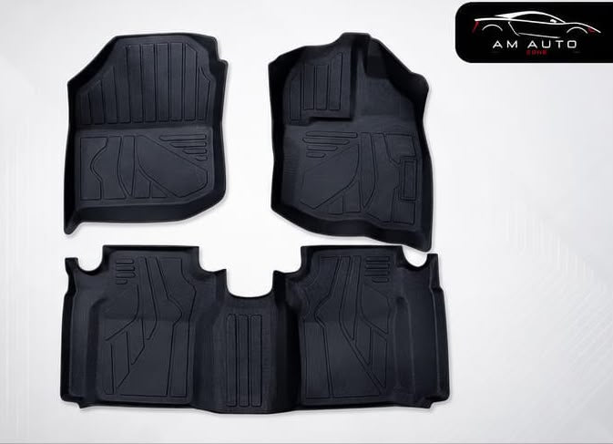 Honda City TPE Floor Mats | Premium 3D Custom Fit All Weather Car Floor Liners | Honda City 2009, 2010, 2011, 2012, 2013, 2014, 2015, 2016, 2017, 2018, 2019, 2020 & 2021 | AM Auto Zones