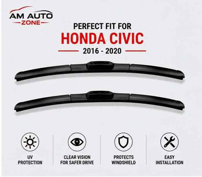 Honda Civic Wiper Blades 2016 2017 2018 2019 2020