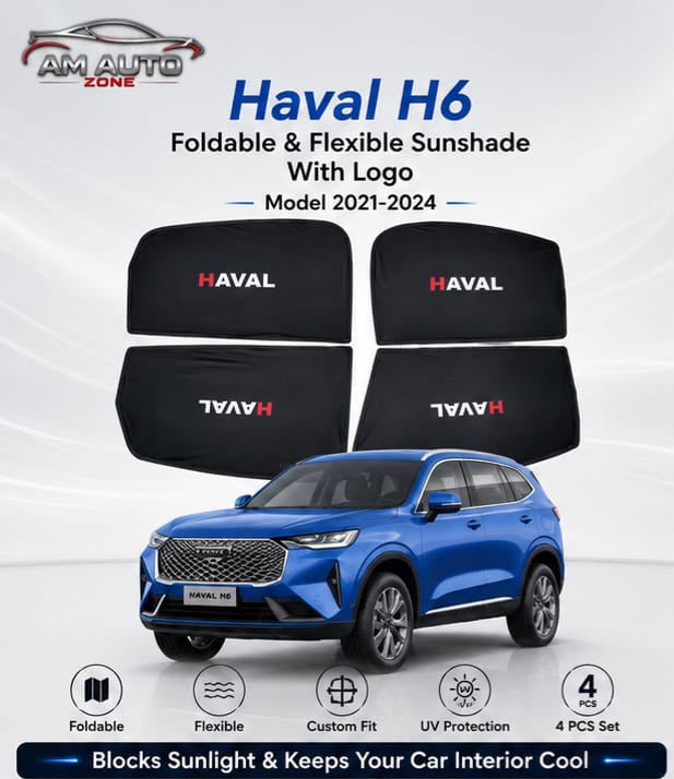 HAVAL H6 Side HAVAL sun Shades 2021 2022 2023 2024 | Premium Foldable & Flexible | Set of 4