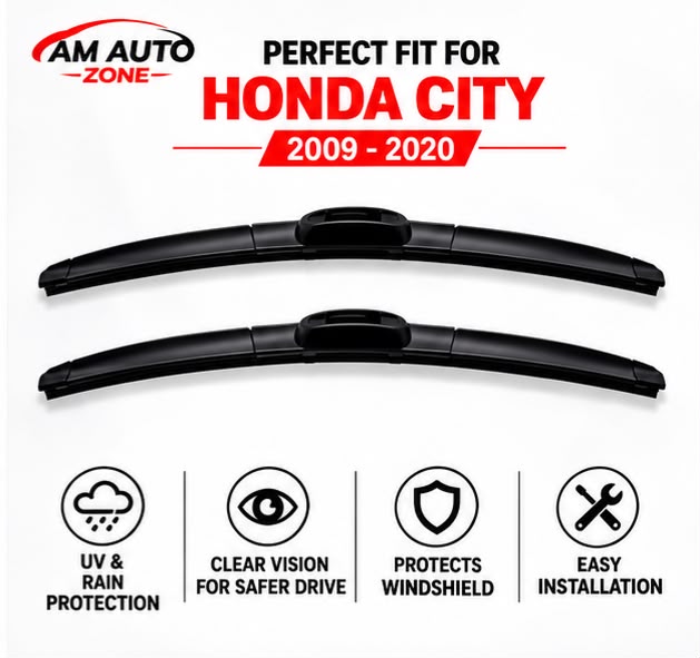 Honda City Wiper Blades 2009 2010 2011 2012 2013 2014 2015 2016 2017 2018 2019 2020