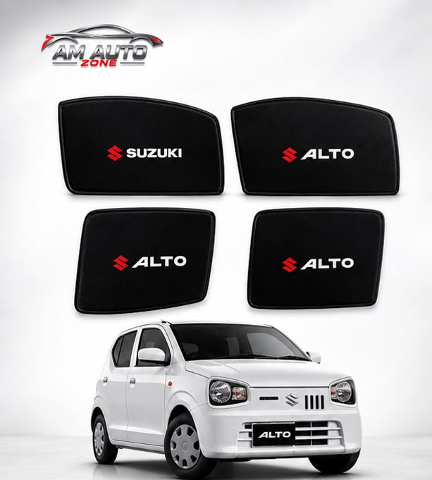 Suzuki Alto Side Sunshade 2018, 2019, 2020, 2021, 2022, 2023, 2024, 2025, 2026 | Foldable Car Window Sunshade
