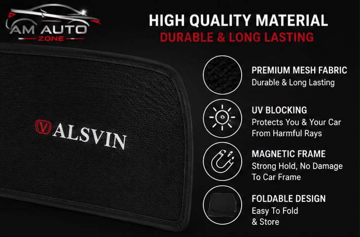 Changan Alsvin Side Sunshade | 2021, 2022, 2023, 2024, 2025 | 4 PCS