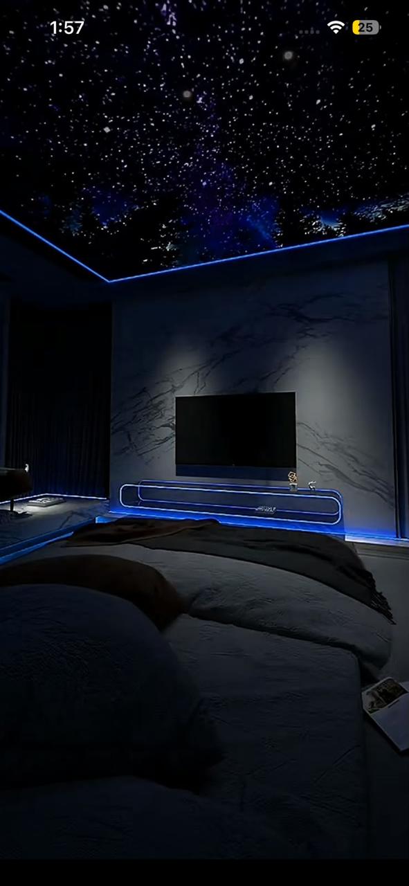 AM Auto Zone Fiber Optic Star Light Kit – RGB 16 Million Colors | APP + Remote Control | Car Roof Starlight Ambient Lighting Kit