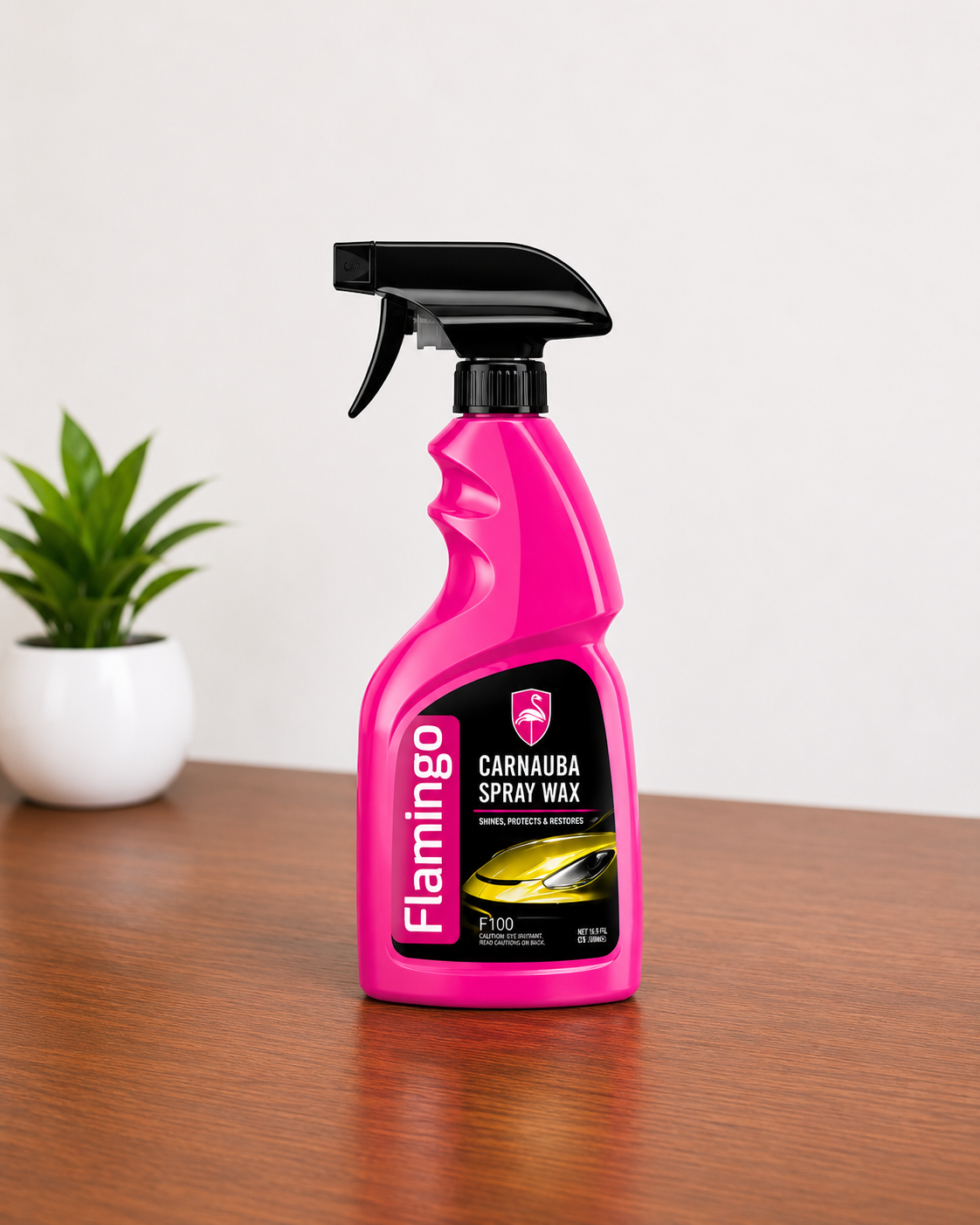 Flamingo Carnauba Spray Wax – Premium Shine, Protection & Restore (500ml)