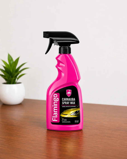 Flamingo Carnauba Spray Wax – Premium Shine, Protection & Restore (500ml)