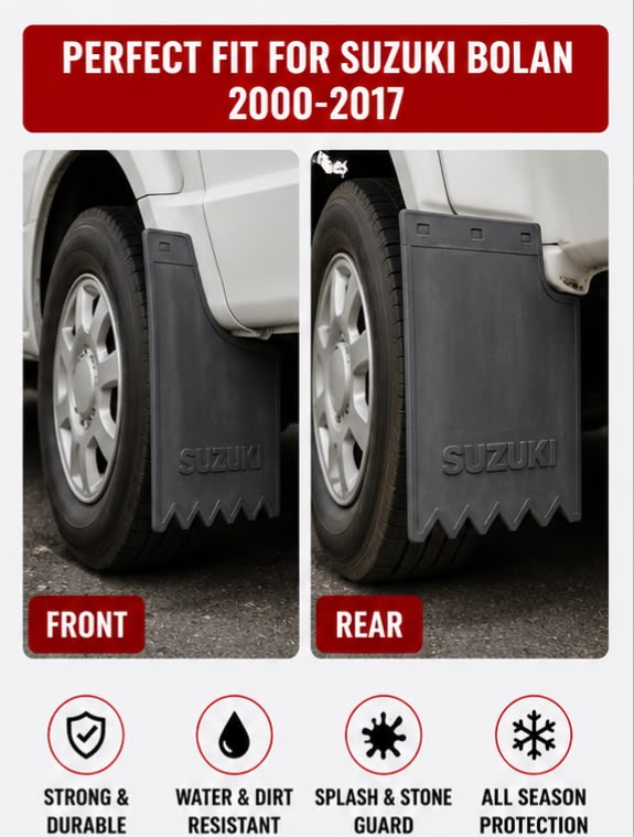 Suzuki Bolan Mud Flaps Set 2000 2001 2002 2003 2004 2005 2006 2007 2008 2009 2010 2011 2012 2013 2014 2015 2016 2017 | Front & Rear Splash Guardsmen