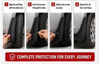 Toyota Vitz Mud Flaps 2004 2005 2006 2007 2008 2009 2010 2011 2012 2013 2014 2015 2016 2017 2018 2019 | Splash Guards