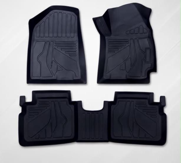 Hyundai Elantra 2021, 2022, 2023, 2024 Custom Fit All Weather Floor Mats | Dirt & Mud Resistant | Easy to Clean | Premium Car Floor Mat Set