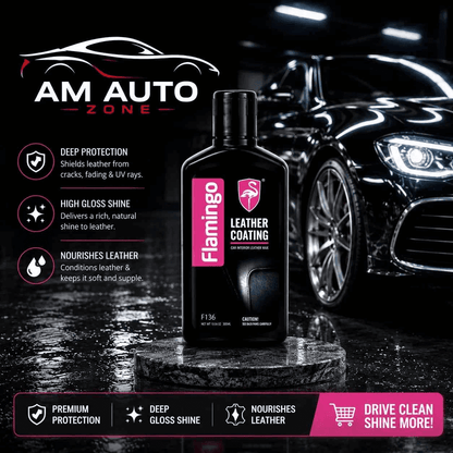 Flamingo Leather Coating Wax 300ml – Premium Leather Polish & Interior Protectant