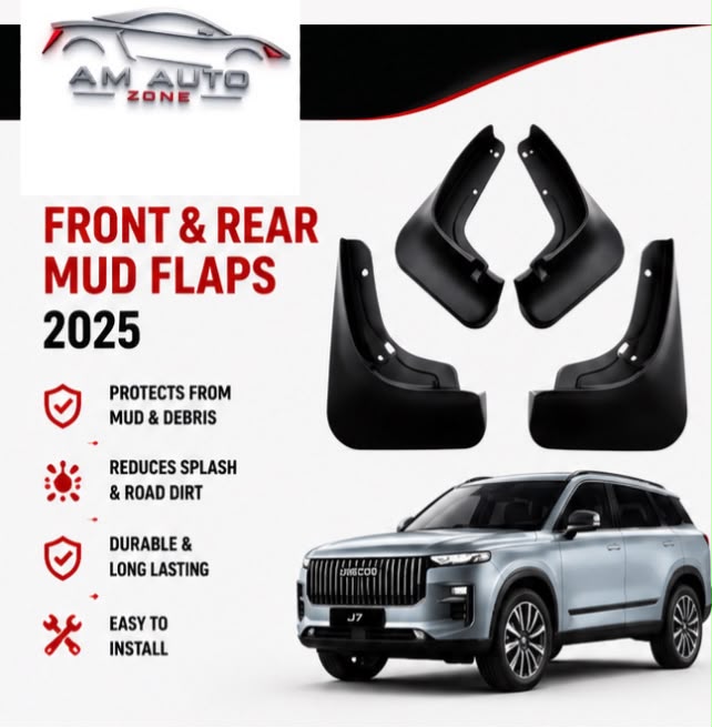 Jaecoo J7 Mud Flaps 2025 | Front & Rear Splash Guards