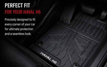 GWM Haval H6 2020–2025 Premium TPE Floor Mats | Waterproof All Weather Custom Fit Car Floor Liners